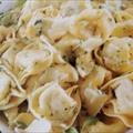 ricetta per un primo: ravioli o tortelli al burro e asparagi (velocissimo)